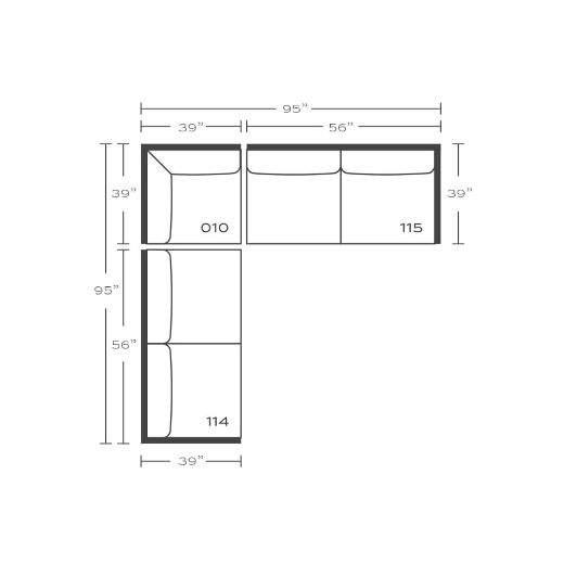 Picture of Cindy Slipcovered Sectional